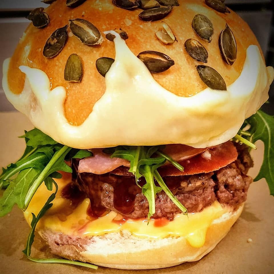 Hamburger Lyon fait maison